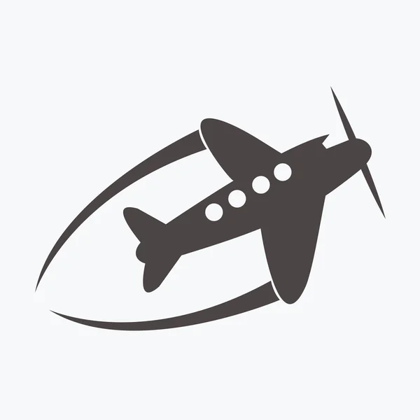 Ícone de avião — Vetor de Stock