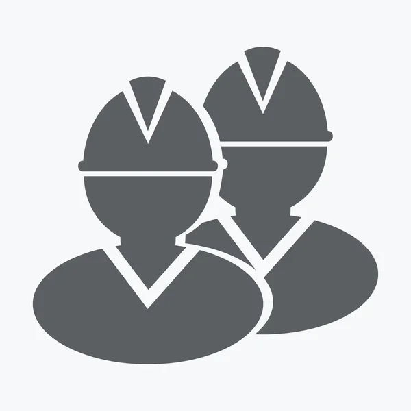 Builders icon — Stock Vector