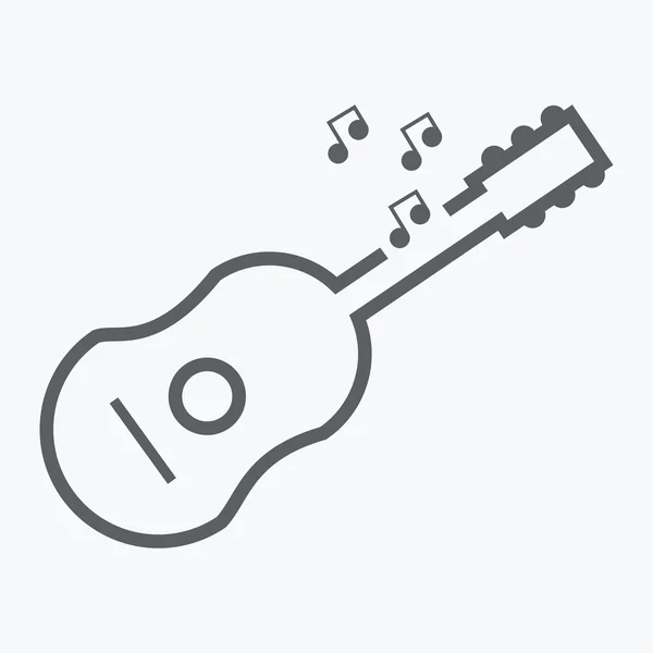 Guitar icon — Stock Vector