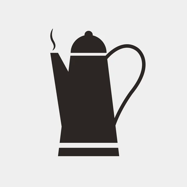 Cafetiere pictogram — Stockvector