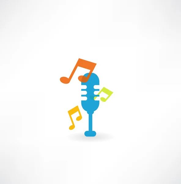 Microphone Icon — Stock Vector