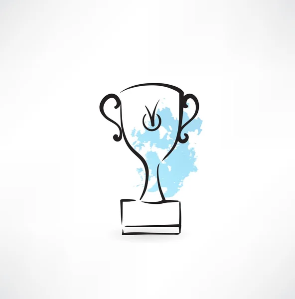 Puchar zwycięzcy ikona — Wektor stockowy