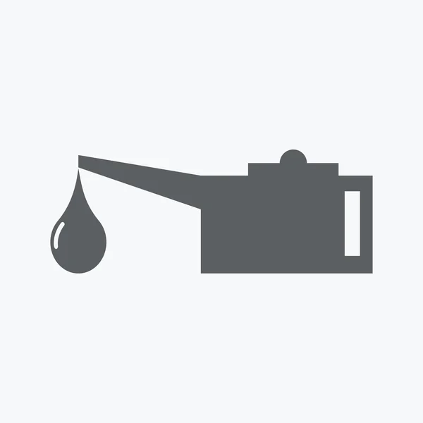 Icône lubrificateur huile — Image vectorielle
