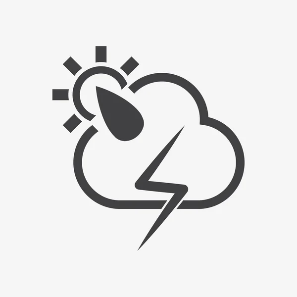 Icono de tormenta — Vector de stock