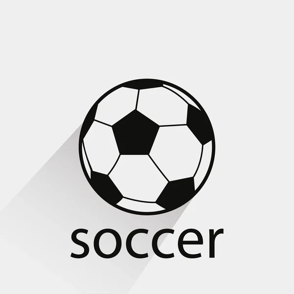 Fotbollsikon — Stock vektor