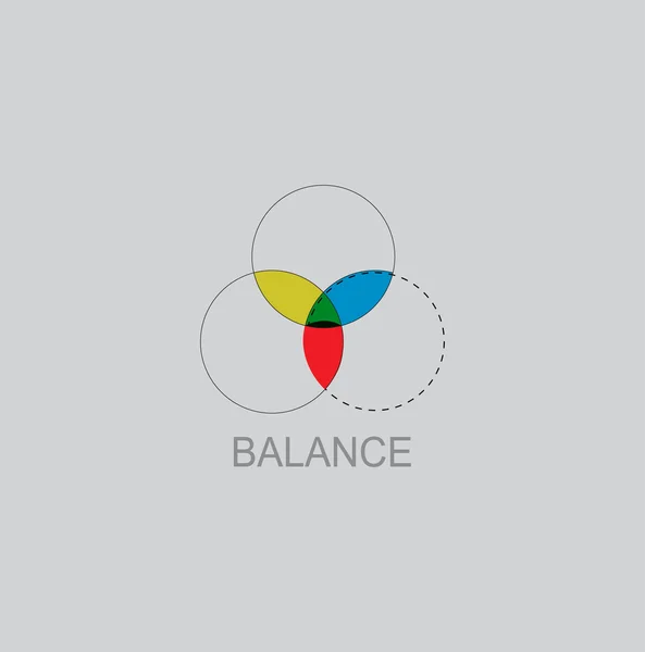 颜色平衡图标 — 图库矢量图片