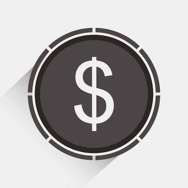 Dollar icon — Stock Vector