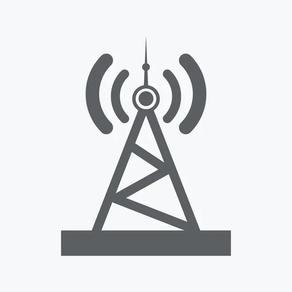 Icono de torre de radio — Vector de stock