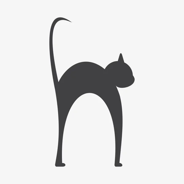 Icono gato — Vector de stock