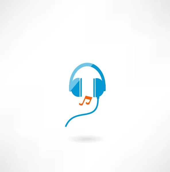 Icono de auriculares — Vector de stock