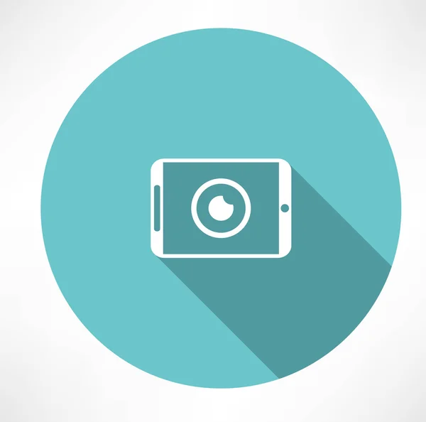 Icône de téléphone caméra — Image vectorielle