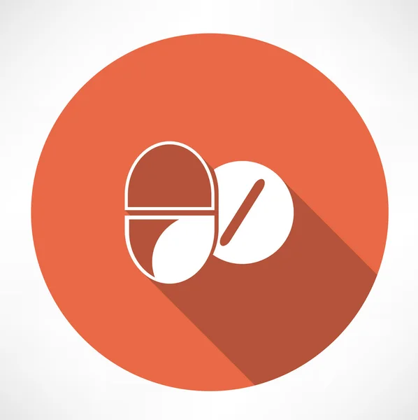 Pills icon — Stock Vector