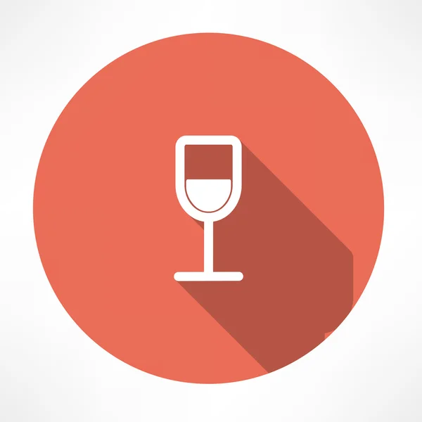 Bicchieri da vino Icona — Vettoriale Stock