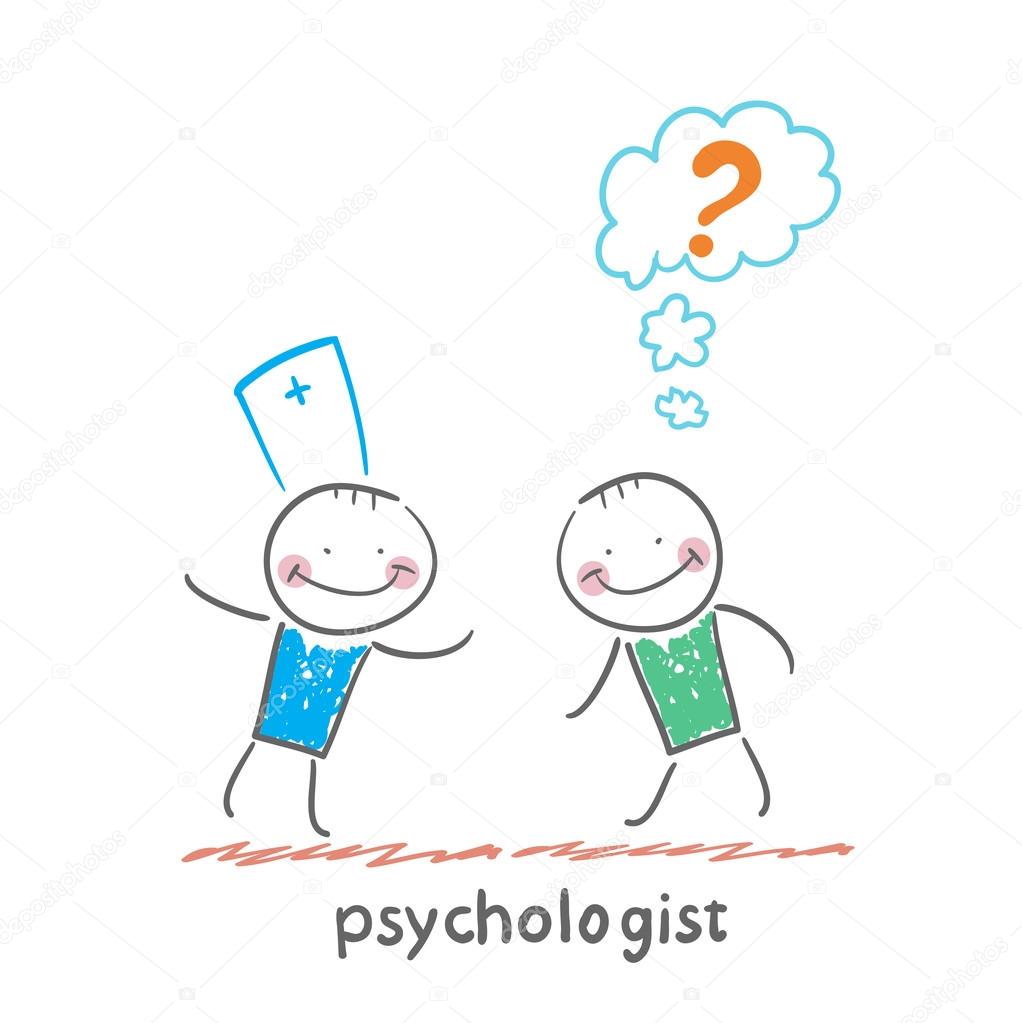 Psychologist talking to a patient
