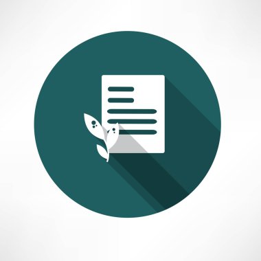 yaprakları ile levha