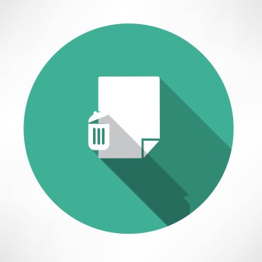 Geri dönüşüm ve kağıt simgesi