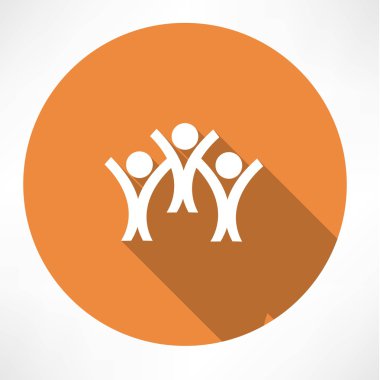 mutlu insanlar simgesi