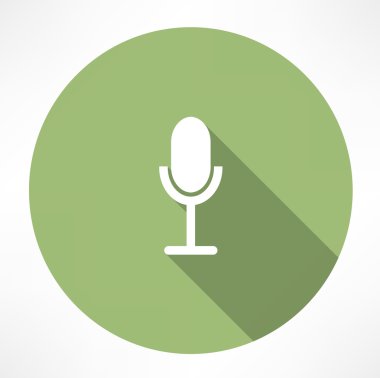 Retro Mikrofon Simgesi