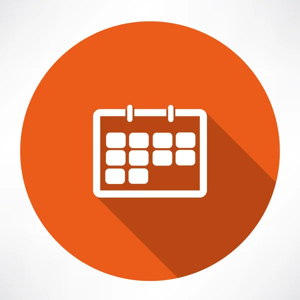 Icono de calendario — Vector de stock