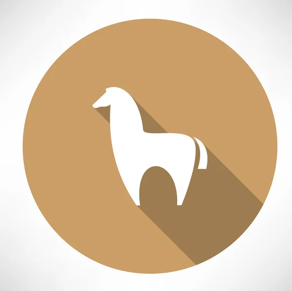 Alpaca icon — Stock Vector