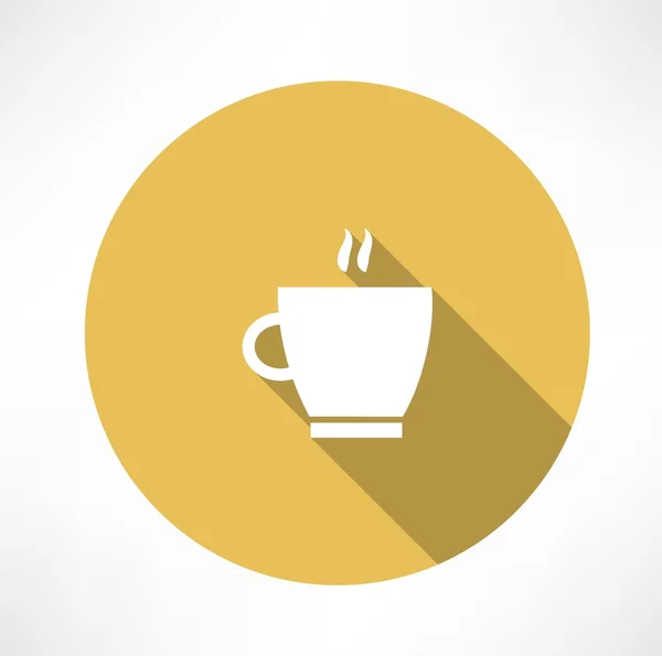 Taza de café icono — Vector de stock