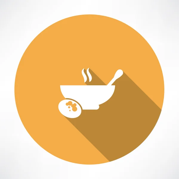 Icono de comida caliente — Vector de stock