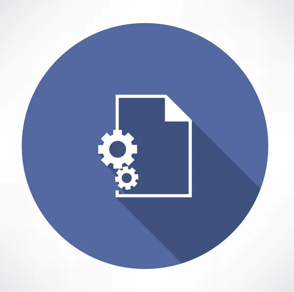 Paramètres du document Icône — Image vectorielle