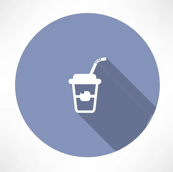Icône boisson gazeuse — Image vectorielle