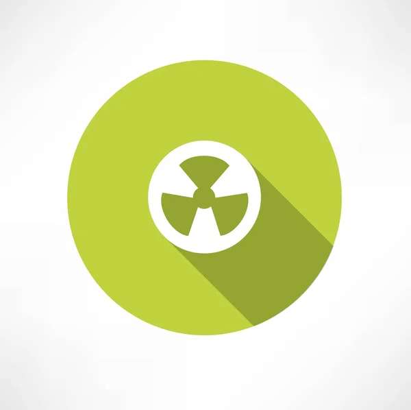 Radioactieve pictogram — Stockvector