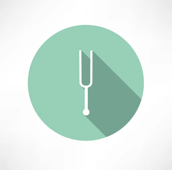 Tuning fork icon — Stock Vector