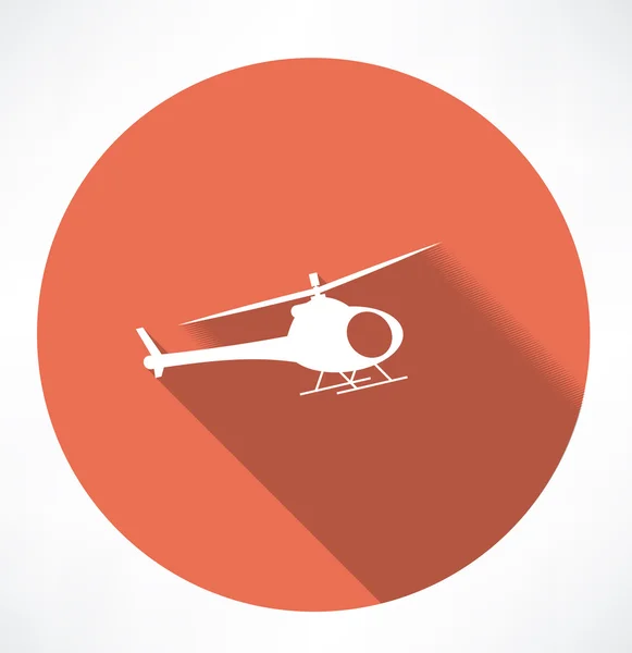 Icono del helicóptero — Vector de stock