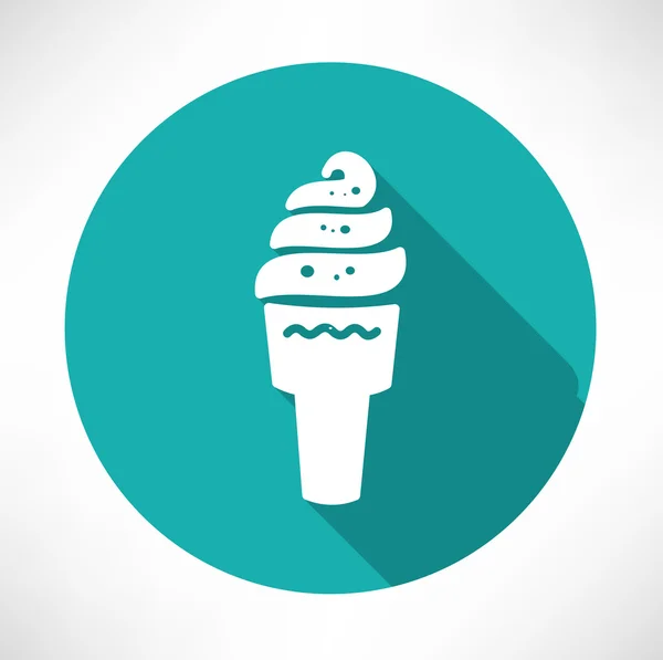 Icono de helado — Vector de stock