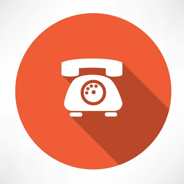 Landline phone icon — Stock Vector