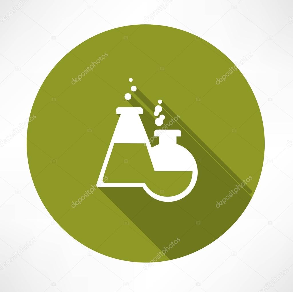 chemical flasks icon