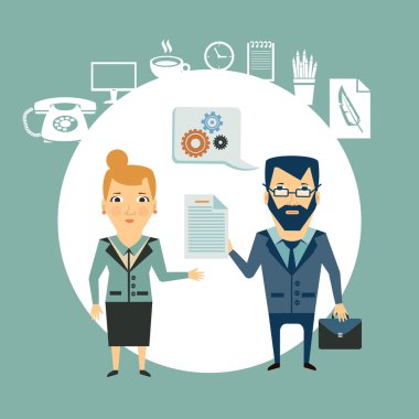 Sekreter patron diyor