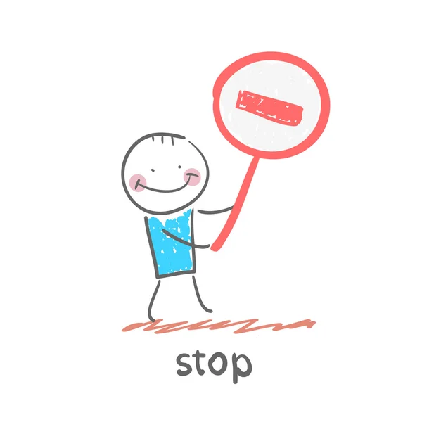 Icône stop — Image vectorielle