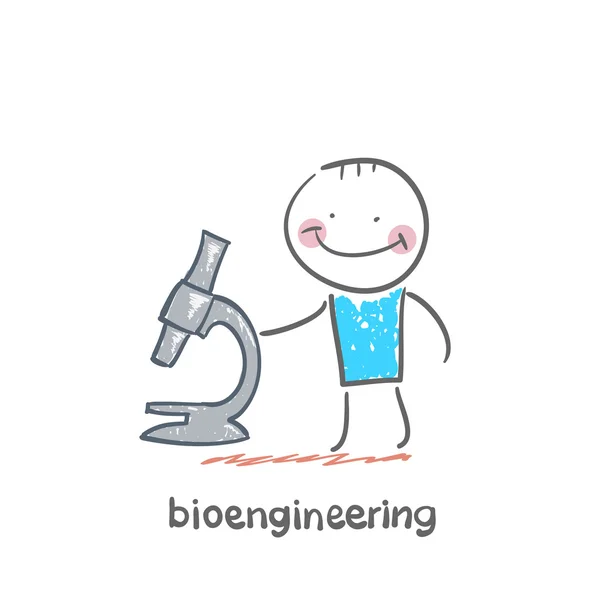 Icono de bioingeniero — Vector de stock