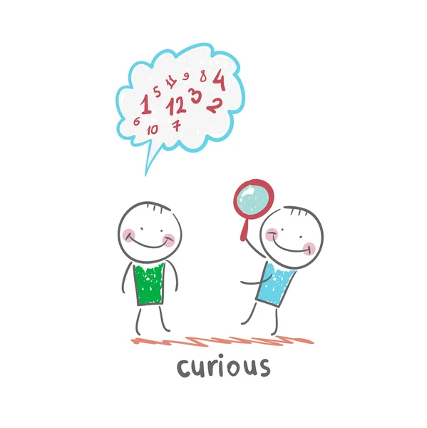 Curious icon — Stock Vector
