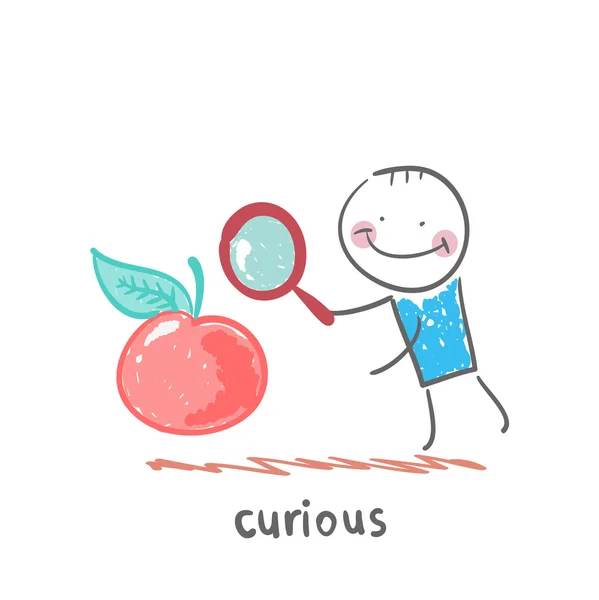 Curious icon — Stock Vector