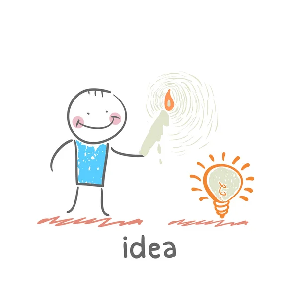 Icono de idea — Vector de stock