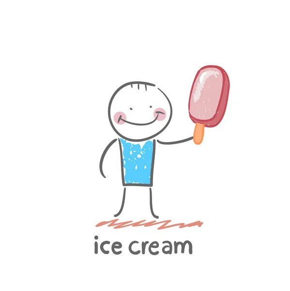 Ice cream — Stock Vector