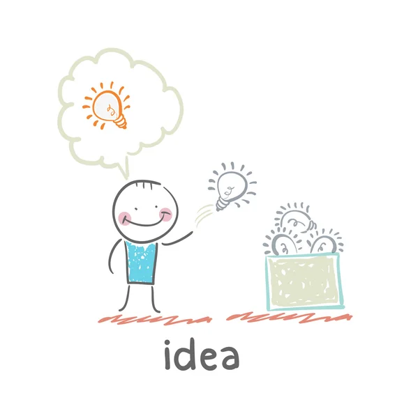 Icono de idea — Vector de stock