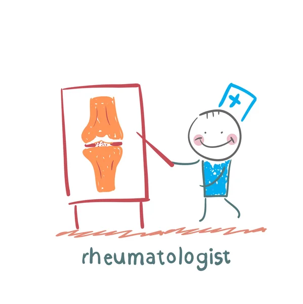 Rheumatologe sagt — Stockvektor