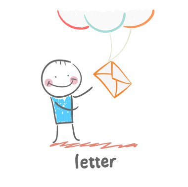 Letter icon clipart