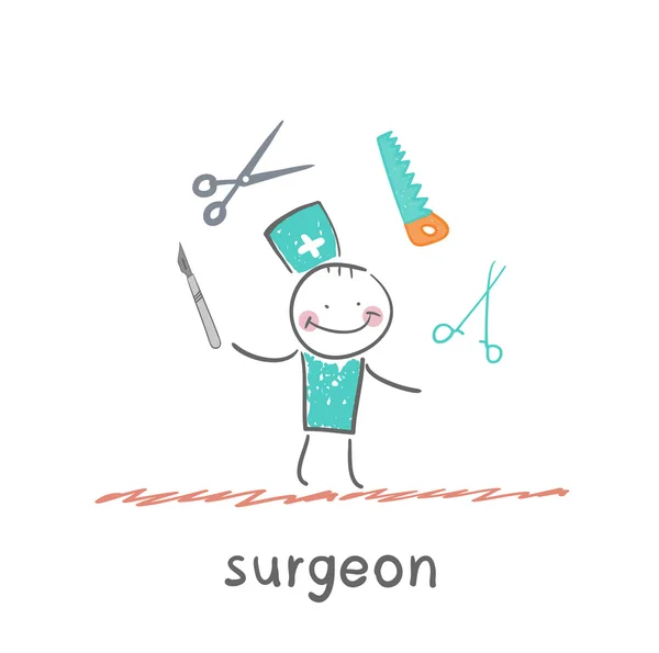 Surgeon icon — Stock Vector