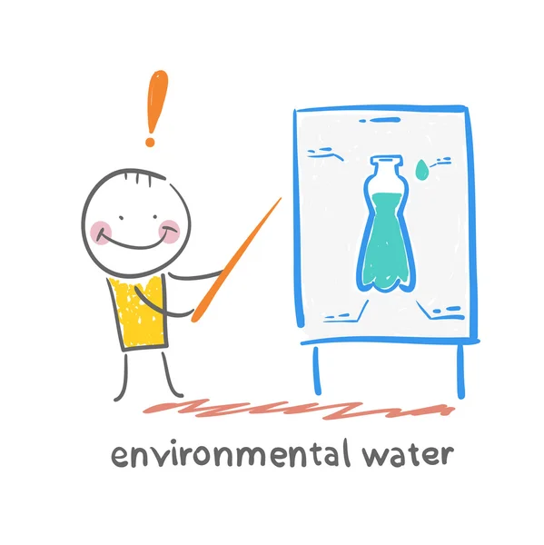 Agua ambiental — Vector de stock