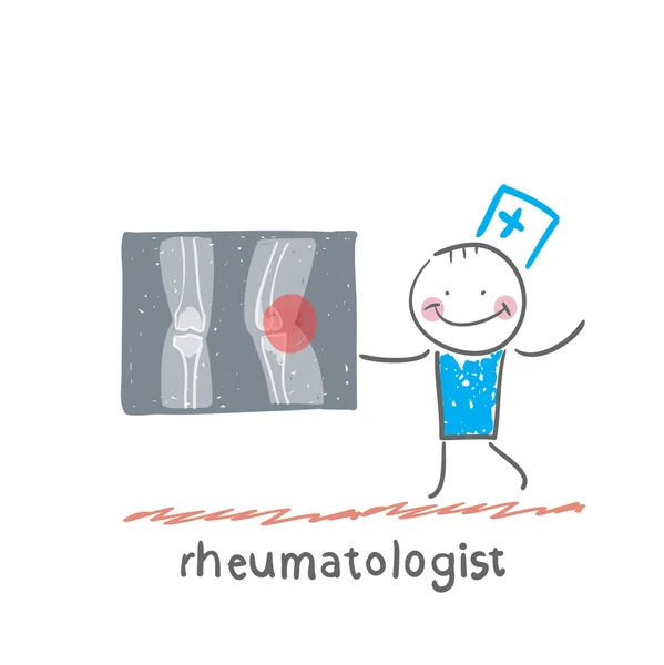 Rheumatologe sagt — Stockvektor