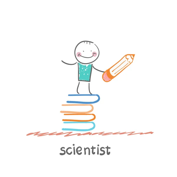 Scientist icon — Stock Vector