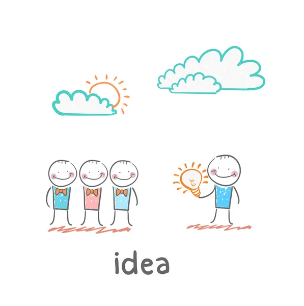 Icono de idea — Vector de stock