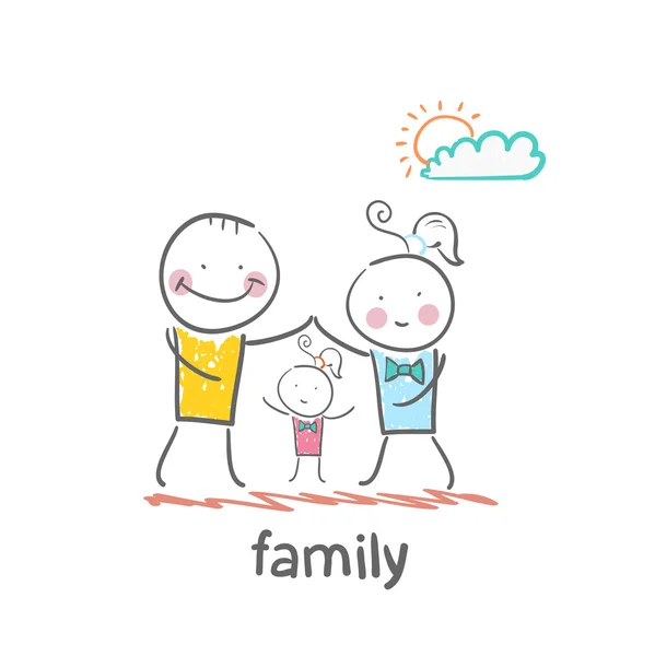 Family icon — Stock Vector